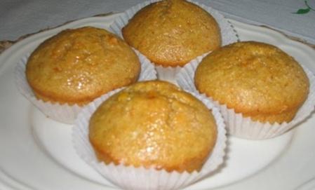 Muffin carote e mandorle