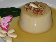 Budino di mandorle