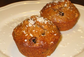 Muffin Farro Cocco con pasta madre